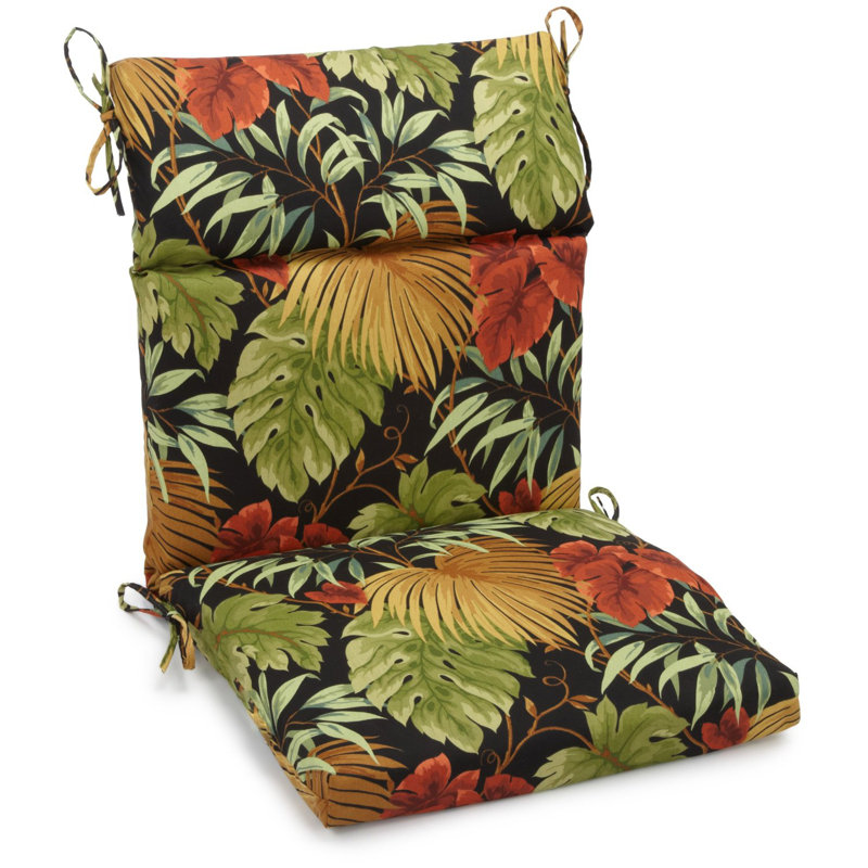 Bayou Breeze Tropique Raven Indoor/Outdoor Adirondack Chair Cushion